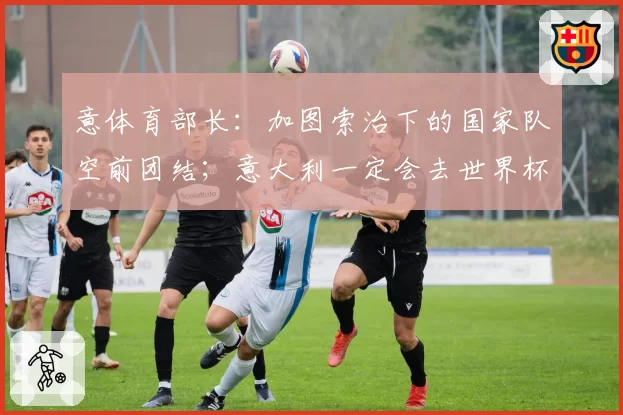 意体育部长：加图索治下的国家队空前团结；意大利一定会去世界杯
