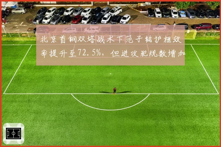 北京首钢双塔战术下范子铭护框效率提升至72.5%，但进攻犯规数增加1.4次，利弊对比
